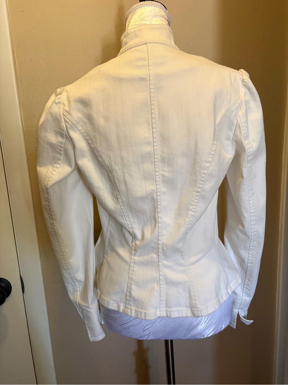 Ralph Lauren Ivory Tailored Button-Front Blazer - Picture 4 of 6